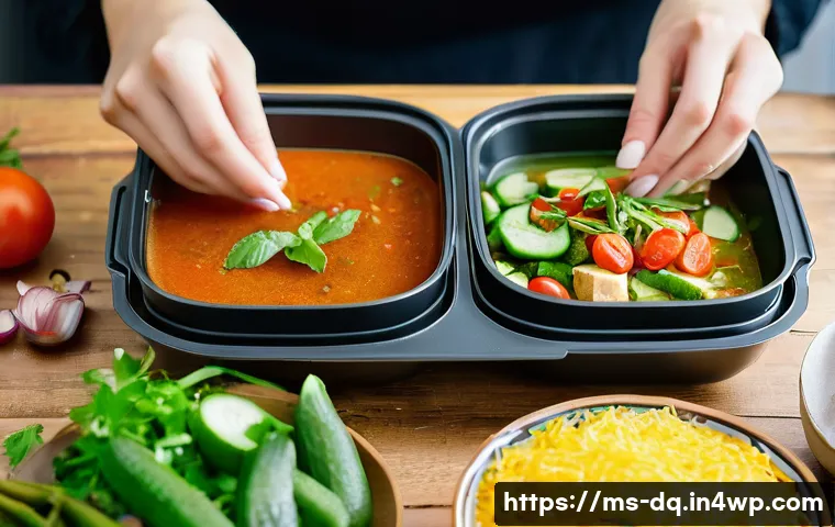 밀프렙으로 만드는 저칼로리 요리 - **"Enjoyment of Healthy & Flavorful Meal Prep Dishes"**
A bright and inviting close-up shot of a...